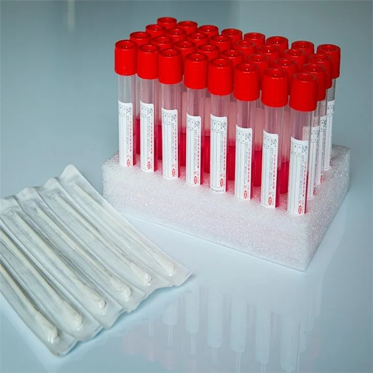 Tiwb Samplu Feirws tafladwy